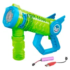 GENERICO - Pistola Burbujas 12 Agujeros Eléctrica Automática Luz Sonido