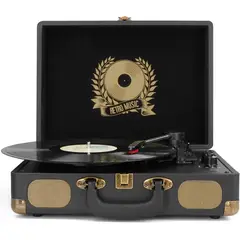 GENERICO - Tocadiscos Reproduce y Graba Vinilos Lp altavoces y Bluetooth Receptor