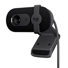 LOGITECH - Brio 100, Webcam Full Hd 1080p, Tapa / Rightlight 2