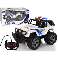 GENERICO - Carro A Control Remoto Tipo Policía 4 Canales