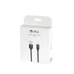 1HORA - Cable De Datos Tipo C 24A A Usb Cab249-B Carga Rapida