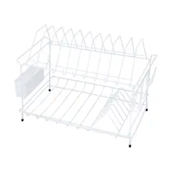 PRODEHOGAR - Platero Organizador Vajilla De Mesa Plastificado 2 Niveles