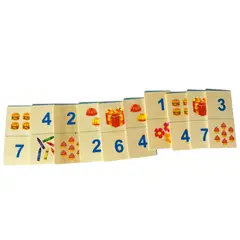 GENERICO - Domino Madera Infantil Para Contar Juego Didáctico Para Niño