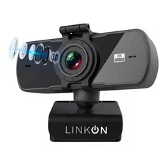 GENERICO - Webcam Camara Web Linkon Usb Microfono Tripode Cubre Lente