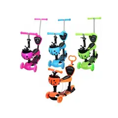 GENERICO - Scooter patineta mariquita silla removible 5 en 1 Verde