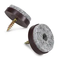 GENERICO - Almohadilla Protege Rayon Silla Mueble Tornillo Fieltro X12