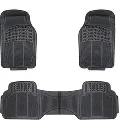 SIMONIZ - Tapete para Carro Full Equipo Dura Line Negro PVC 3 Piezas