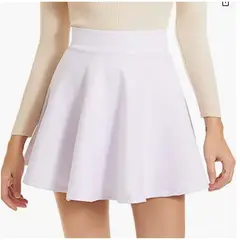 RAINBOW MODA - Falda Negra Rotonda Mini falda corta mujer