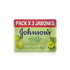 JOHNSON'S BABY - Jabón JOHNSON'S Uva Verde TRIPACK 330 GR