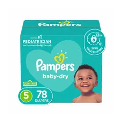 PAMPERS - Pañales Baby Dry Etapa 5 x 78 Unidades