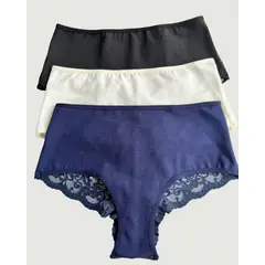 ARMONIA - Trio de panties en algodón Gaby colores surtidos