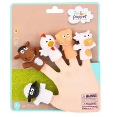 GENERICO - Set Titeres Dedo Granja Animales Juguete bebes