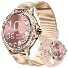 AMERICAN GENERICS - Reloj Inteligente Mujer Smartwatch Llamadas Asistente De Voz