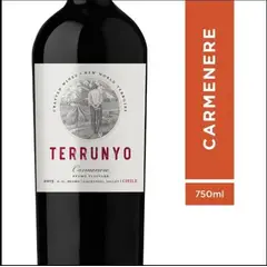 GENERICO - VINO TINTO TERRUNYO CARMENERE, D.O. PEUMO VALLE DEL CAHAPOAL 2019