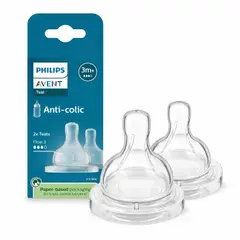PHILIPS AVENT - Tetina Anti-Colico Flujo 3 Medio (3+meses)