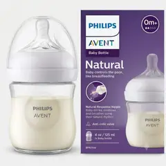 PHILIPS AVENT - Tetero Natural Response Avent 4oz 0+meses Flujo Lento