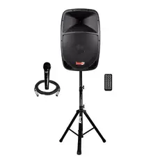 PRO DJ - Altavoz PB12E-MP3 SYS Negro