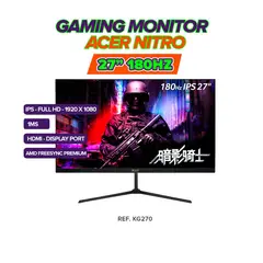 ACER - Monitor Gamer NITRO KG270 27 IPS FHD 180Hz 1ms
