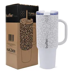 BUFFER FLASK - Termo para agua en Acero inoxidable 1,2l Buffer - Crema-.