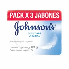 JOHNSON'S BABY - Jabón JOHNSON'S Original TRIPACK 330 GR