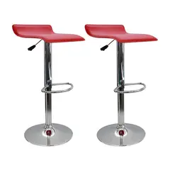 BOXBIT - Kit por 2 Silla Wave Bar- Rojo