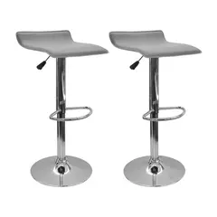 BOXBIT - Kit por 2 Silla Wave Bar- Gris