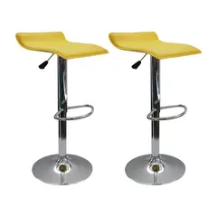BOXBIT - Kit por 2 Silla Wave Bar- Amarillo