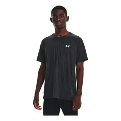 UNDER ARMOUR - Camiseta Hombre STREAKER DECO DIA Negro UNDER ARMOUR.