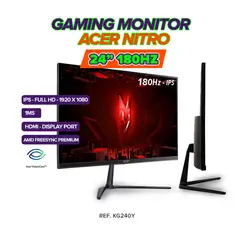 ACER - MONITOR GAMER NITRO 24 Pulg KG240Y IPS -FHD Tasa 180HZ - 1MS