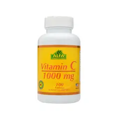 ALFA VITAMINS - Vitamin C 1000Mg X 100 Tabletas
