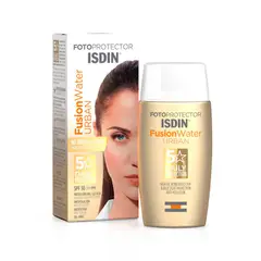 ISDIN - Bloqueador Solar Fusion Water Urban para Piel Mixta 50 ml