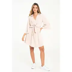 RAGGED - Vestido corto malibu Beige claro