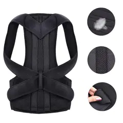 GENERICO - Corrector Postura Ajustable Unixes Corsé Soporte Lumbar-
