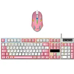 ONE PIXEL - Combo Teclado Y Mouse Retroiluminado M450 Rgb Full Color