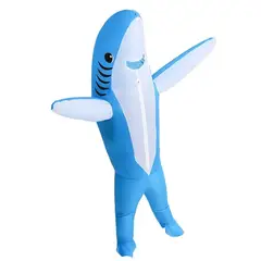 GENERICO - Disfraz Inflable Tiburón Azul Super Divertido Para Adulto