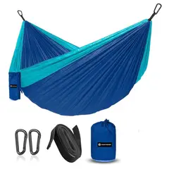 FITNICS - Hamaca Camping Pentagon Liviana Para 2 Personas + Estuche-