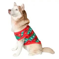 DIANSHENG - Saco Traje Buzo Navideño Para Perro Gato Talla Xs