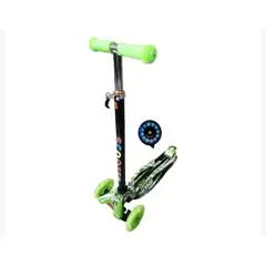 GENERICO - Patineta Scooter Monopatín Ajustable Luz Led Niños H5