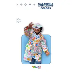 AFM - Impermeable Aventureros para niños