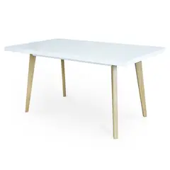 ELITE LIVING - Mesa de Comedor Moderna para 6 personas en Madera Rectangular