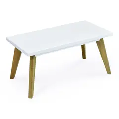 ELITE LIVING - Mesas de centro Moderna en Madera Rectangular 40 x 80 cm