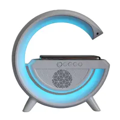 GENERICO - Altavoz Bluetooth LED Colores Y Radio FM