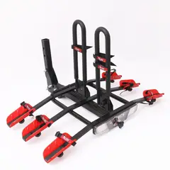 GENERICO - Portabicicleta AEROBIKE 3 bikes con STOPS