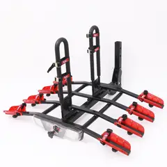 GENERICO - Portabicicleta AEROBIKE 4 bikes con STOPS