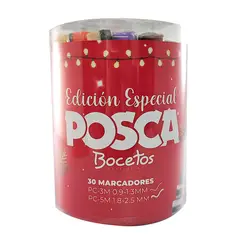 POSCA - Marcador Pc-3m Y Pc-5m, Set X 30 Colores