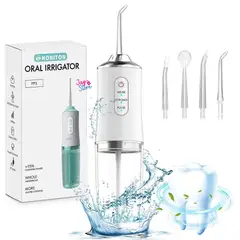 JAYSTORE - Irrigador Oral Recargable Limpiador Dental Higiene Cuidado Bucal IPX7