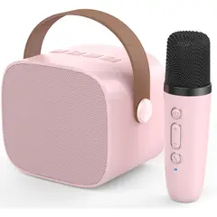 ONE PIXEL - Kit Parlante Y Micrófono Karaoke Para Niños Bluetooth Led