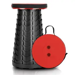 ONE PIXEL - Silla Plegable Redonda Butaca Retráctil Resiste 130 Kg