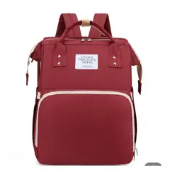 GENERICO - Morral Pañalera Tipo Cuna Con Cambiador De Bebe Plegable