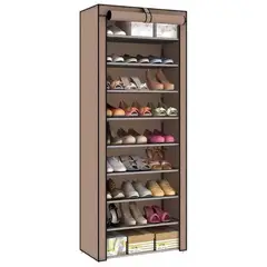 ONE PIXEL - Organizador Zapatero Metálico Y Tela 9 Niveles Shoe Rack